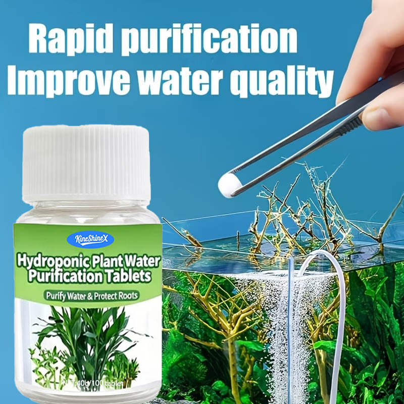 Water Purification Tablet - 수경재배용 정수정-즉시 사용 가능한 수질 개선제,