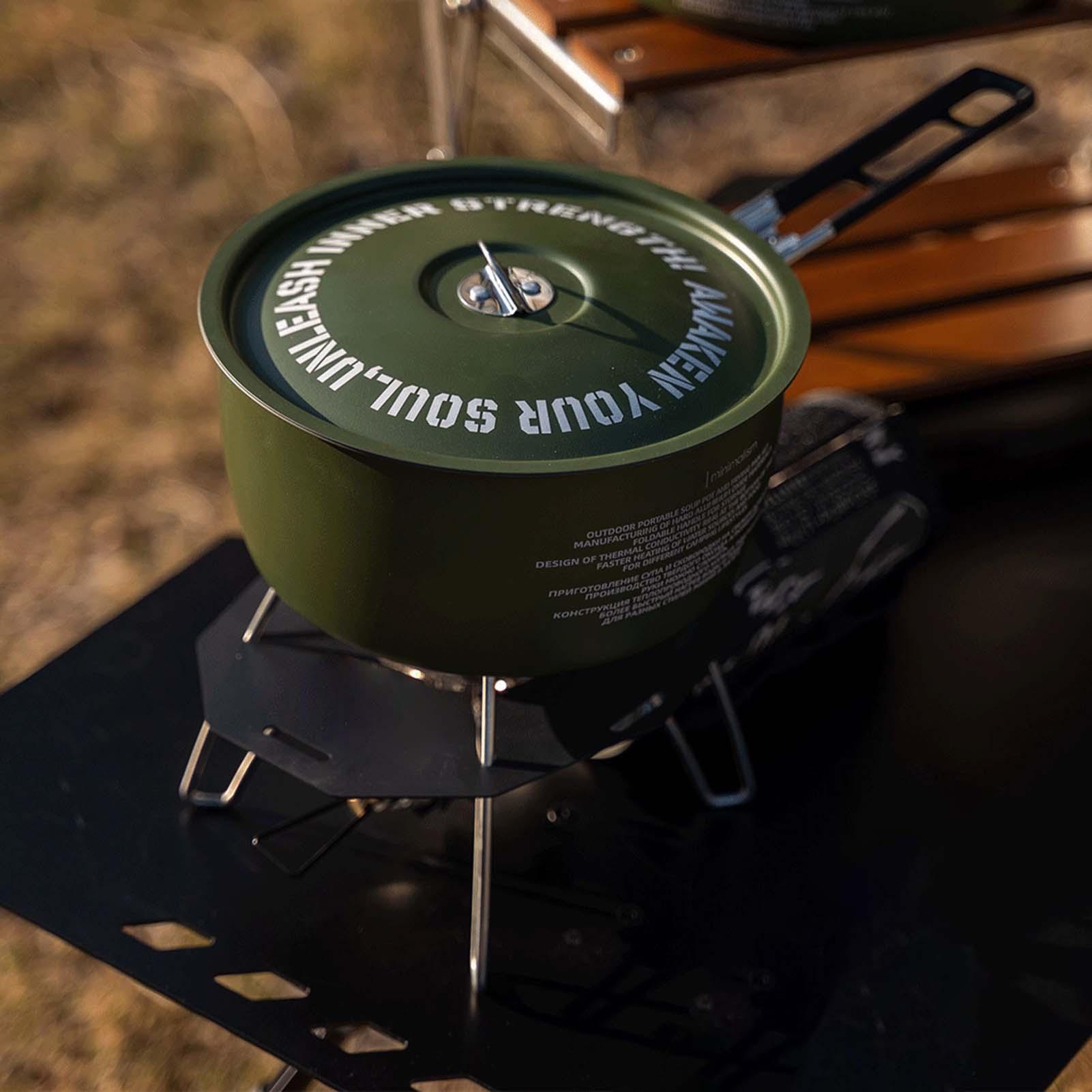 Camping Cooking Set Detachable Handle - 캠핑 조리기구 세트 요리용 캠핑 프라이팬