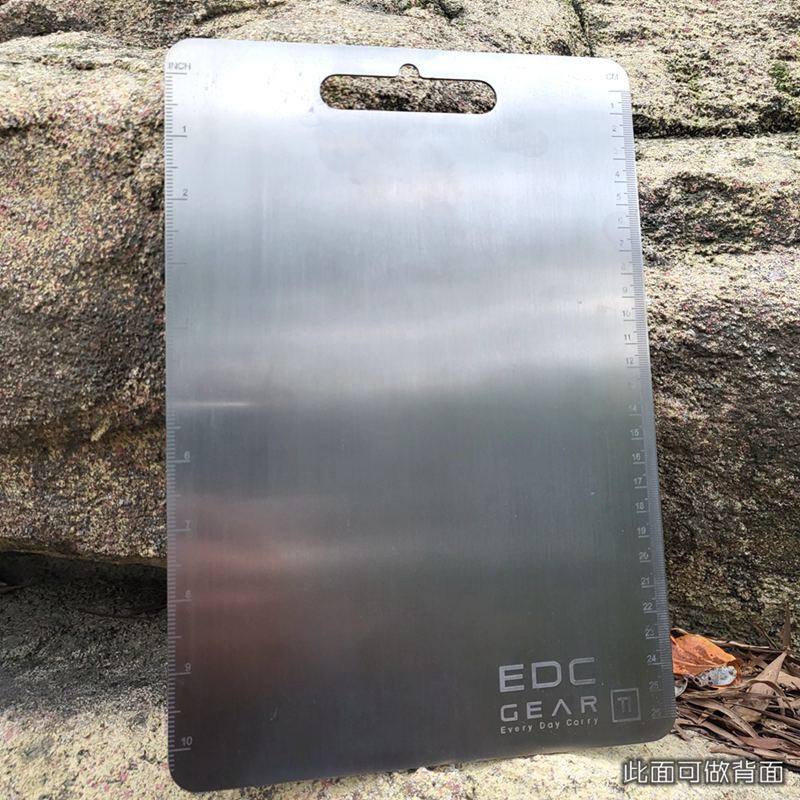 Camp Cutting Board - 두꺼운 티타늄 합금 도마, 가정 주방