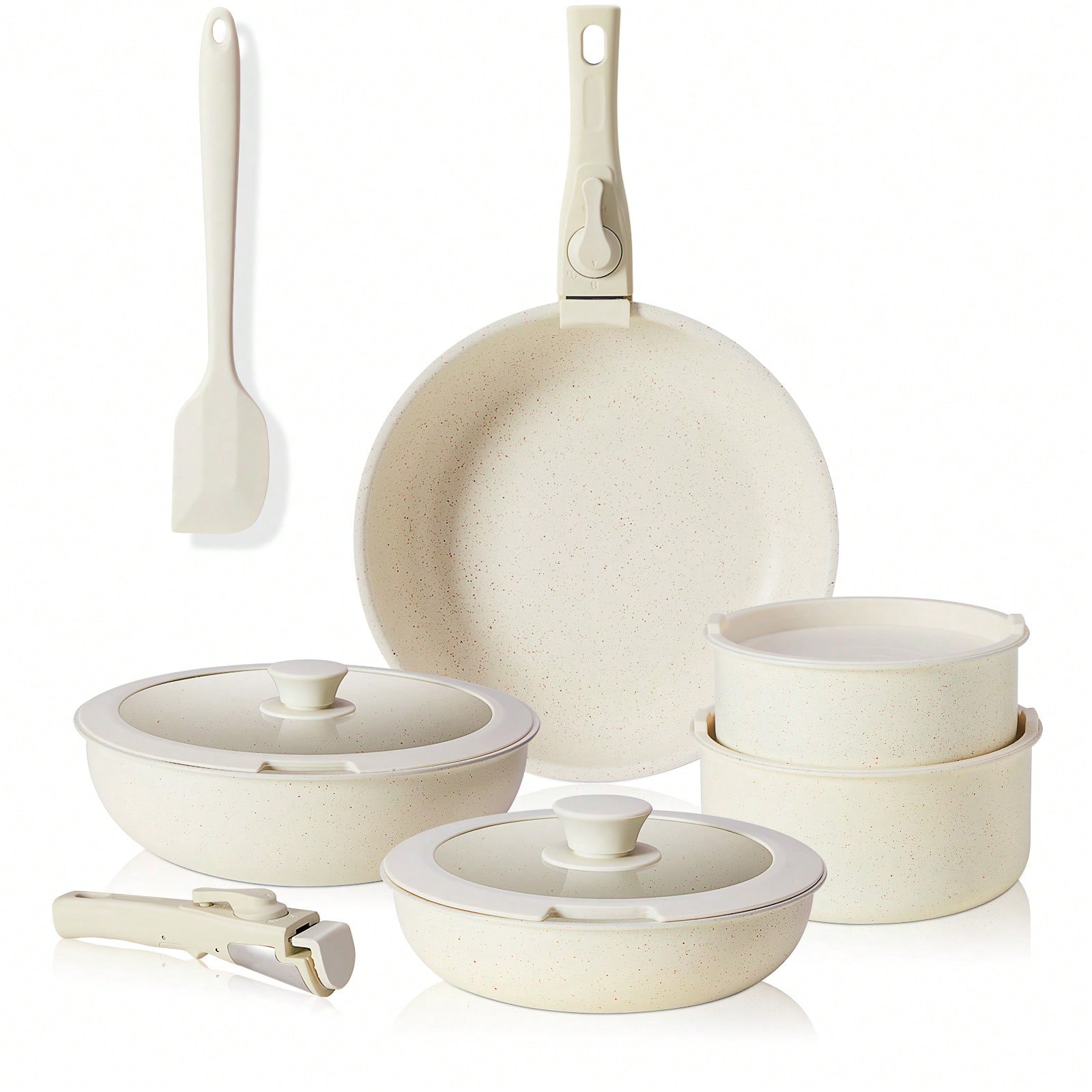 Camping Cooking Set Detachable Handle - 냄비 프라이팬 세트 모던 미니멀리스트 논스틱