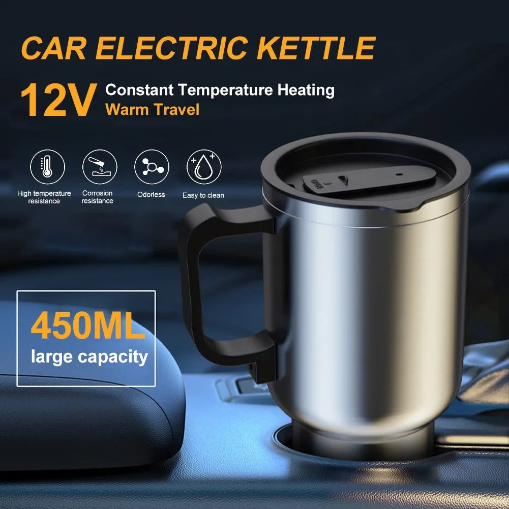 전기 난방 자동차 주전자 DC 12V 450ml 차량  - Camping Cooking Electric 리뷰 및 가격