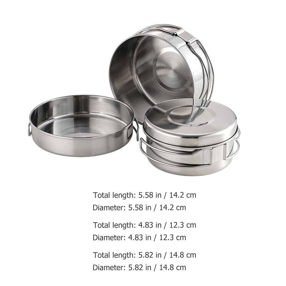 스테인리스 스틸 캠핑 조리기구 세트 1세트, 휴대용 경 - Camping Cooking Plate 리뷰 및 가격