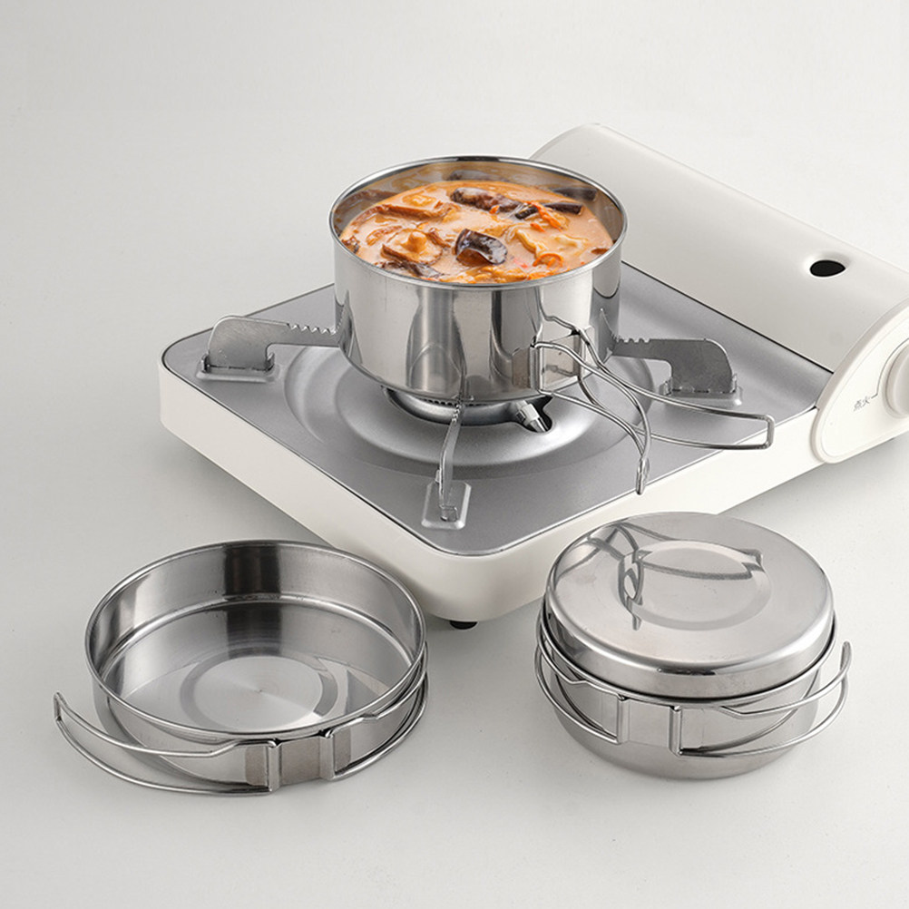 스테인리스 스틸 캠핑 조리기구 세트 1세트, 휴대용 경 - Camping Cooking Plate 리뷰 및 가격