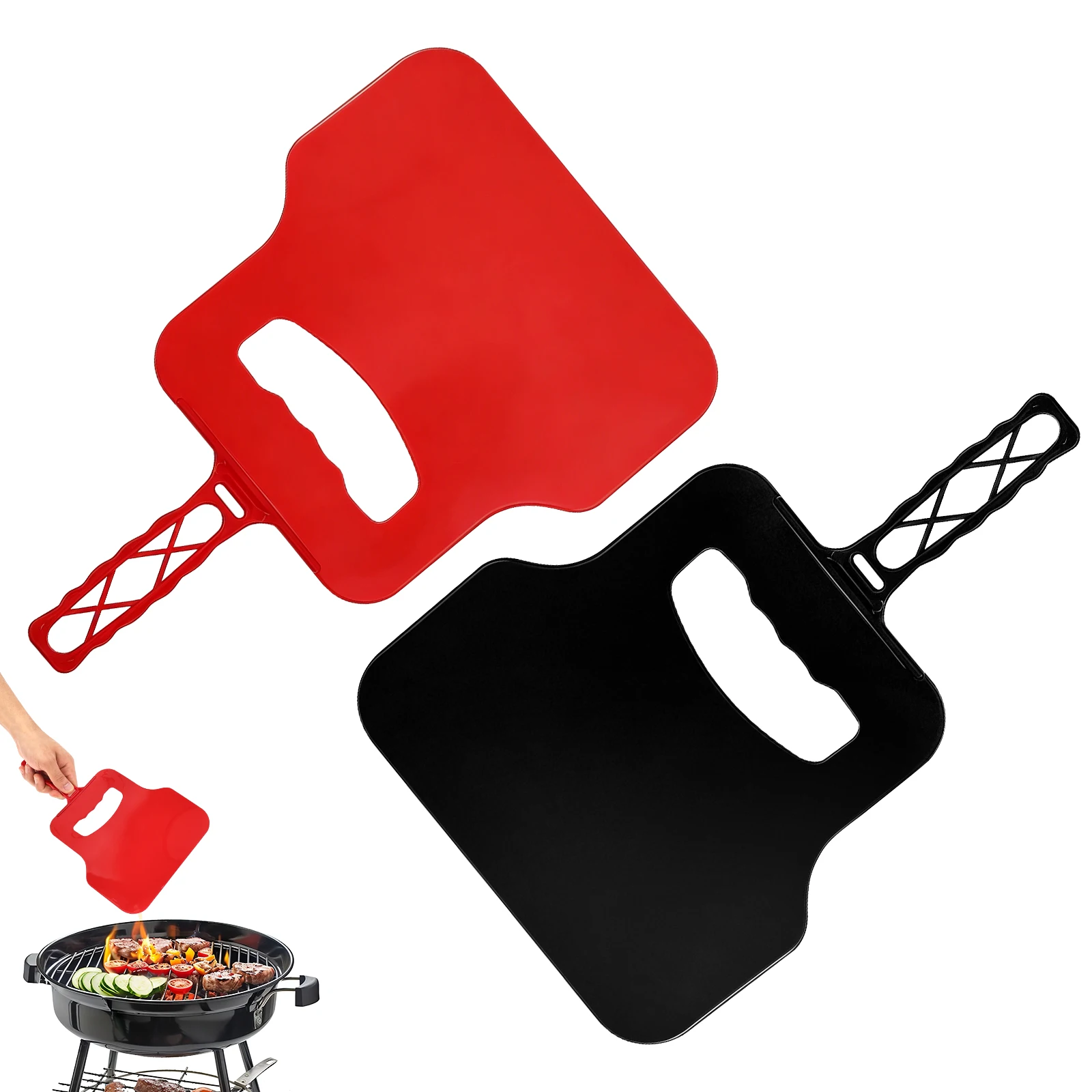 수동 바람 발생기 플라스틱 손부채 휴대용 불쏘시개 야외 - Camping Cooking Meat 리뷰 및 가격