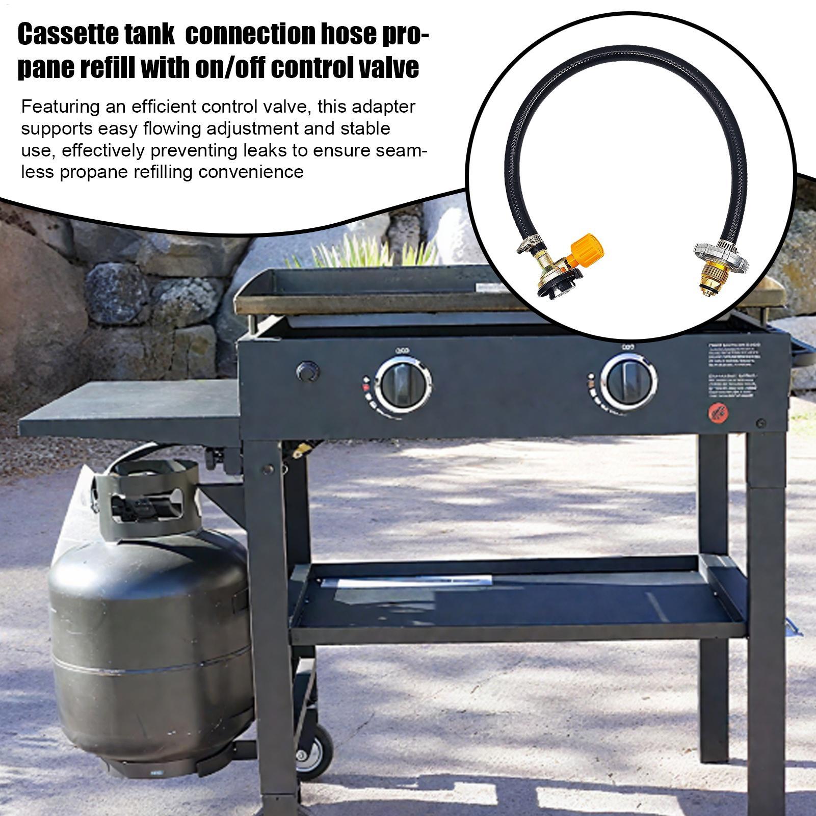 밸브가 있는 프로판 리필 어댑터 프로판 탱크 리필 어댑 - Camping Cooking Propane 리뷰 및 가격