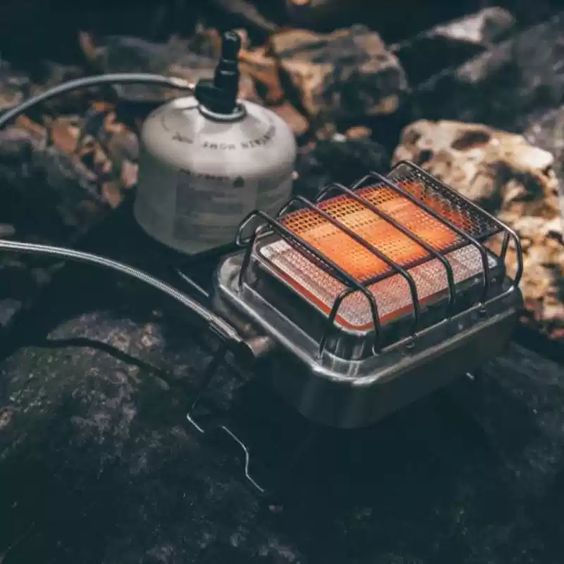 휴대용 2 in 1 캠핑 히터 & 스토브 야외 가스 버 - Cooking Outdoor Camping 리뷰 및 가격