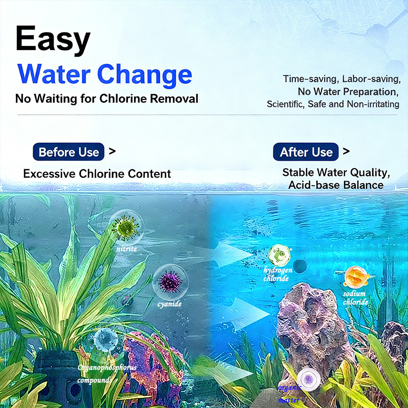 수족관 물 정화제 담수 수족관 암모니아 해독제 조류 제 - Water Purification Tablet 리뷰 및 가격