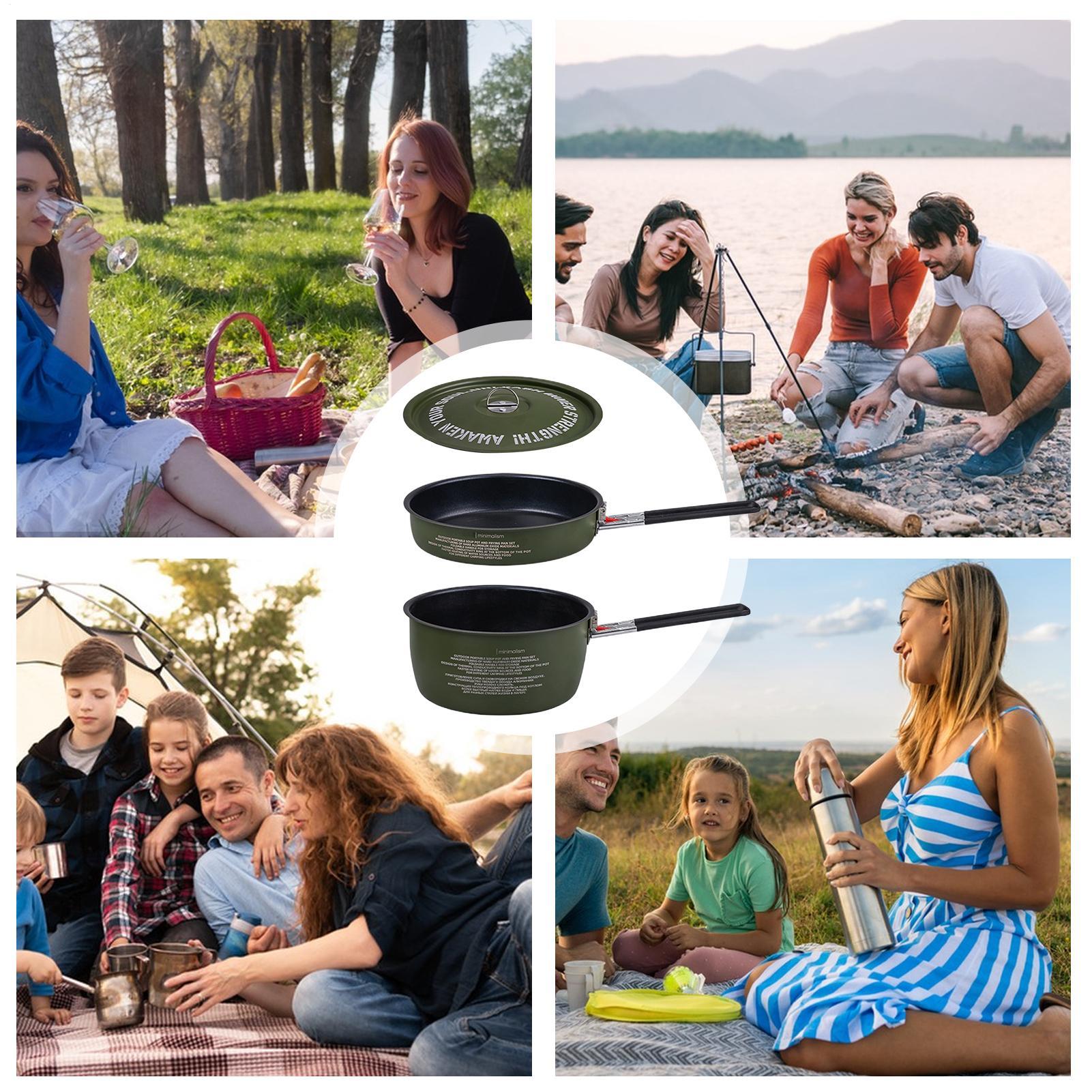 캠핑 조리기구 세트 요리용 캠핑 프라이팬 분리형 핸들  - Camping Cooking Set Detachable Handle 리뷰 및 가격