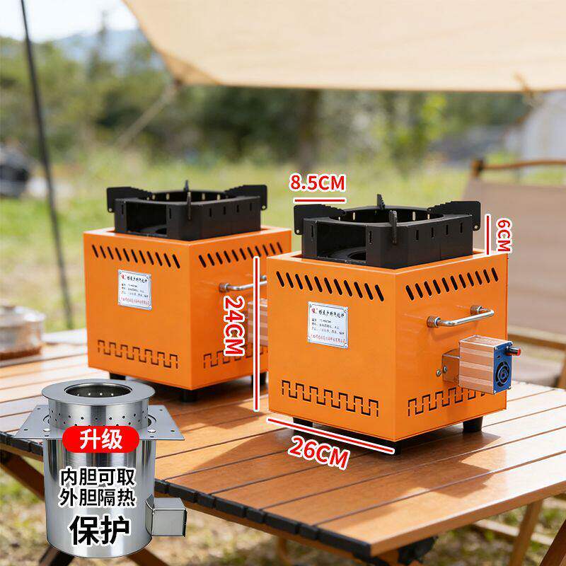 두꺼운 가스화 연료 나무 난로 야외 가정 캠핑 피크닉  - Camping Cooking Electric 리뷰 및 가격