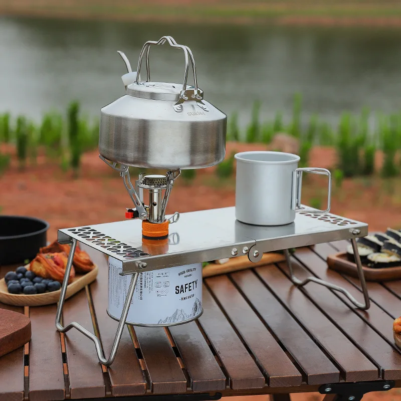 야외 휴대용 미니 티 테이블 스테인레스 스틸 접합 접이 - Camping Cooking Meat 리뷰 및 가격
