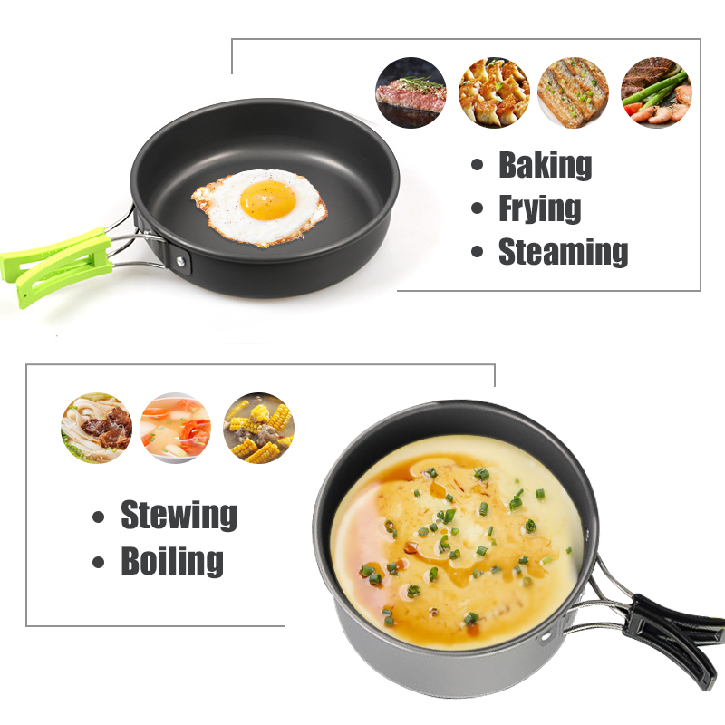 WESTTUNE 캠핑 조리기구 키트 알루미늄 야외 휴대 - Campfire Cooking Anime 리뷰 및 가격