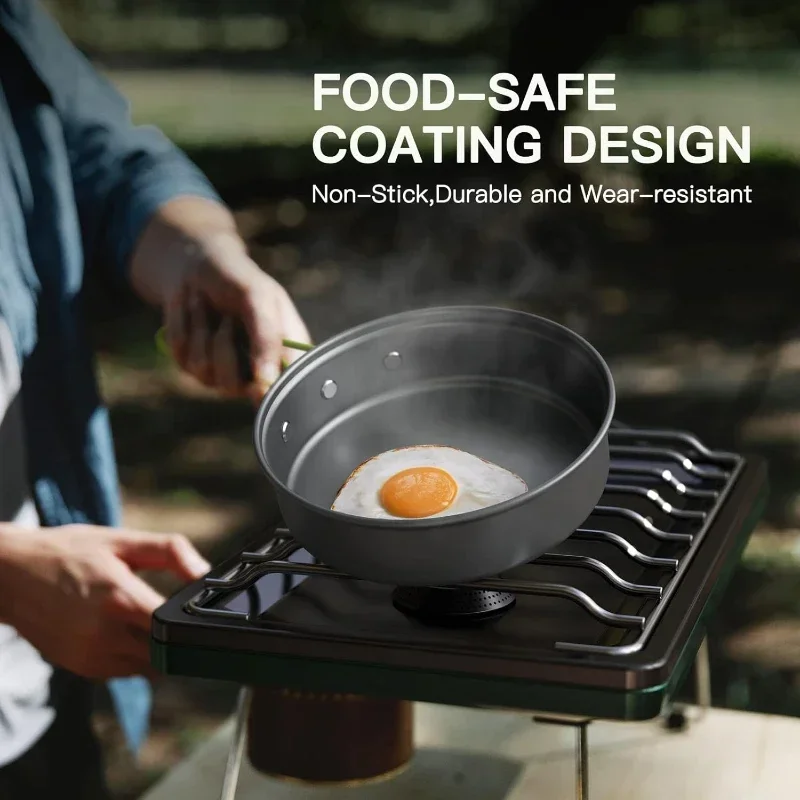 캠핑 요리 세트, 야외 주방용품 세트, 알루미늄 휴대용 - Camping Cooking Set With Bag 리뷰 및 가격