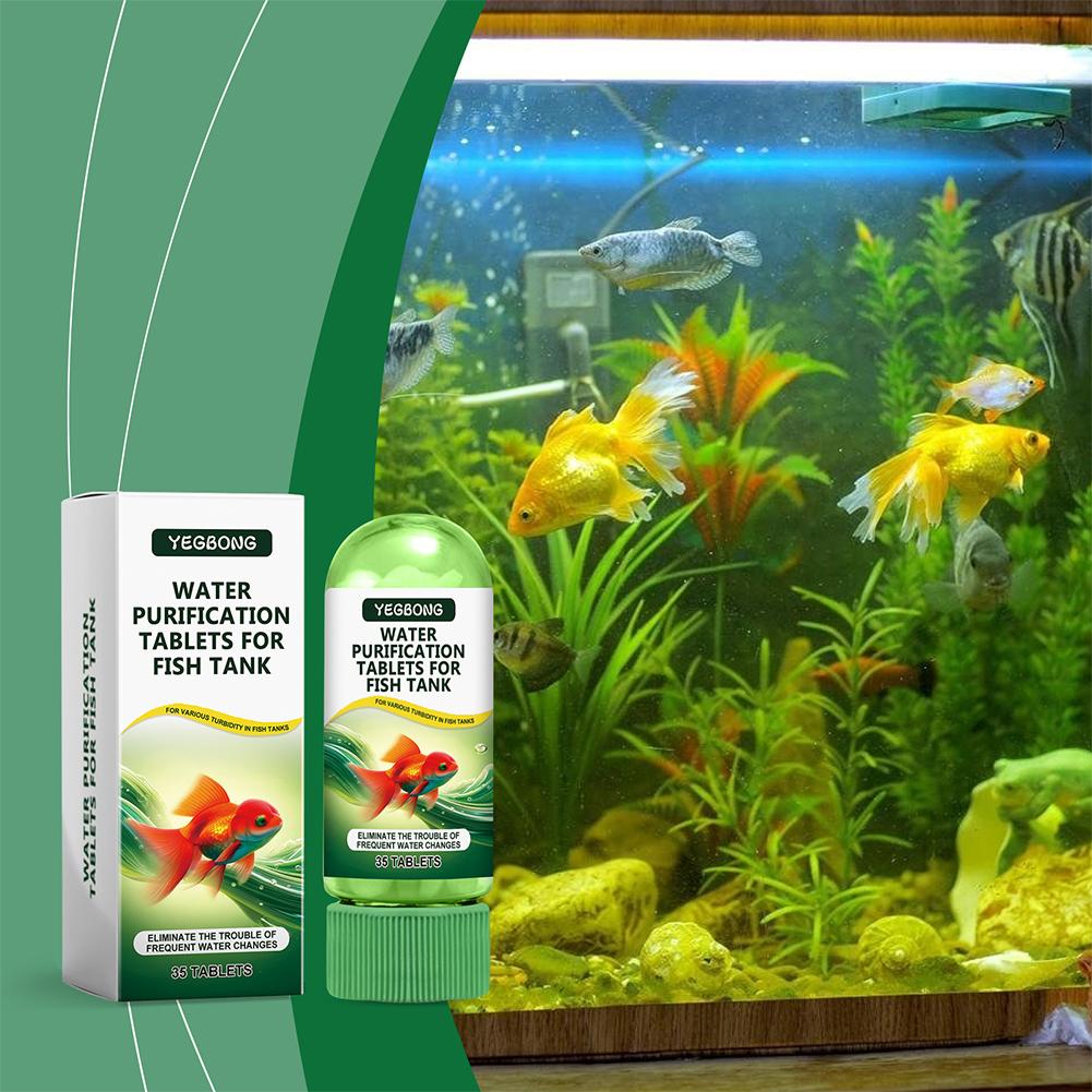 물 정화 정제 어항 수족관 조류 제거제 투명제 냄새 제 - Water Purification Tablet 리뷰 및 가격