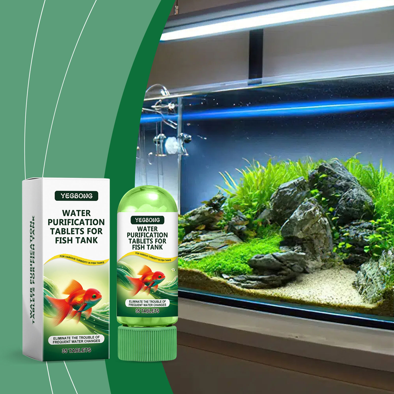 정수 정제 친환경 수족관 정수기 빠른 작용 어항 청소  - Water Purification Tablet 리뷰 및 가격