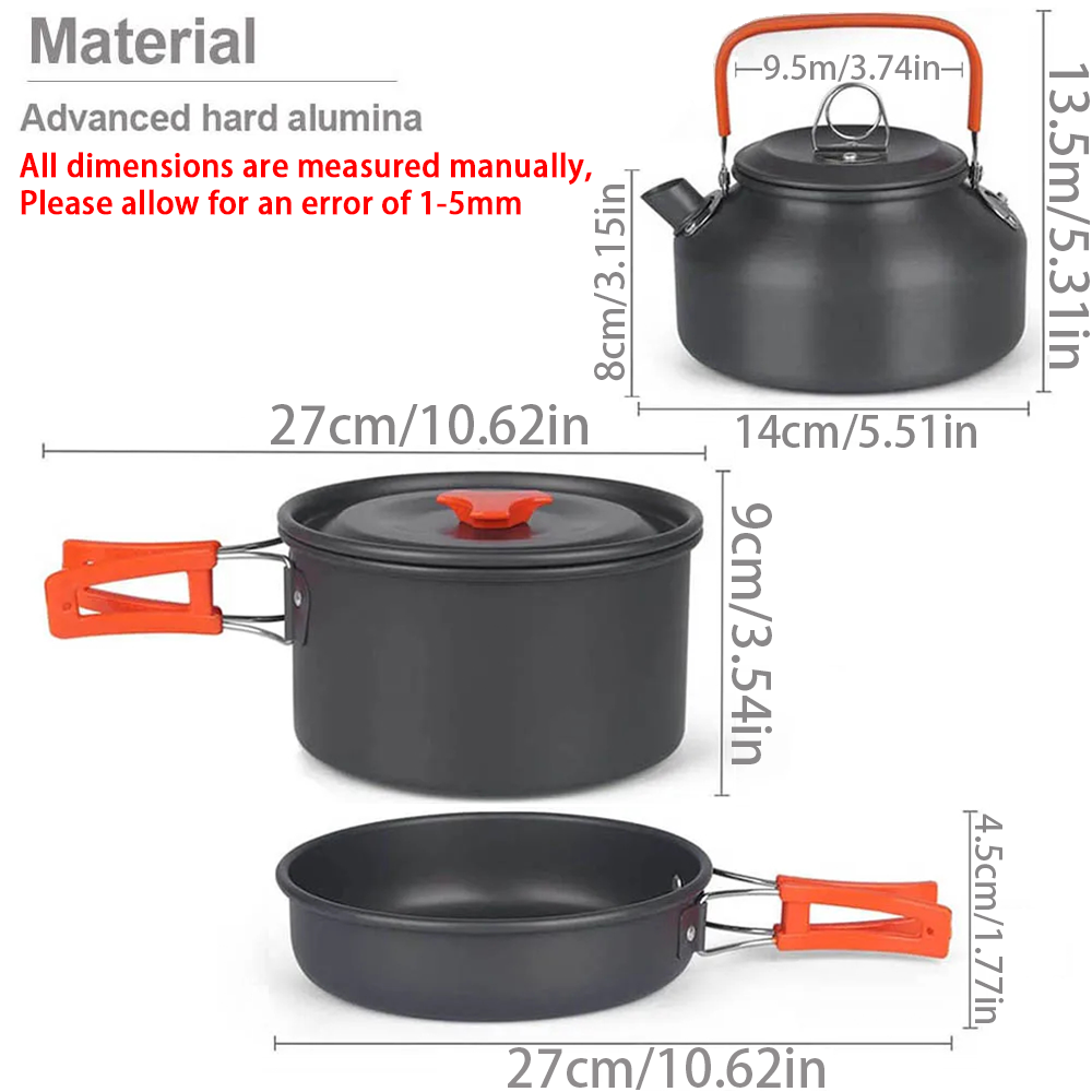 1pcs/1set 캠핑 조리기구 키트 야외 요리 세트  - Camping Cooking Set With Bag 리뷰 및 가격