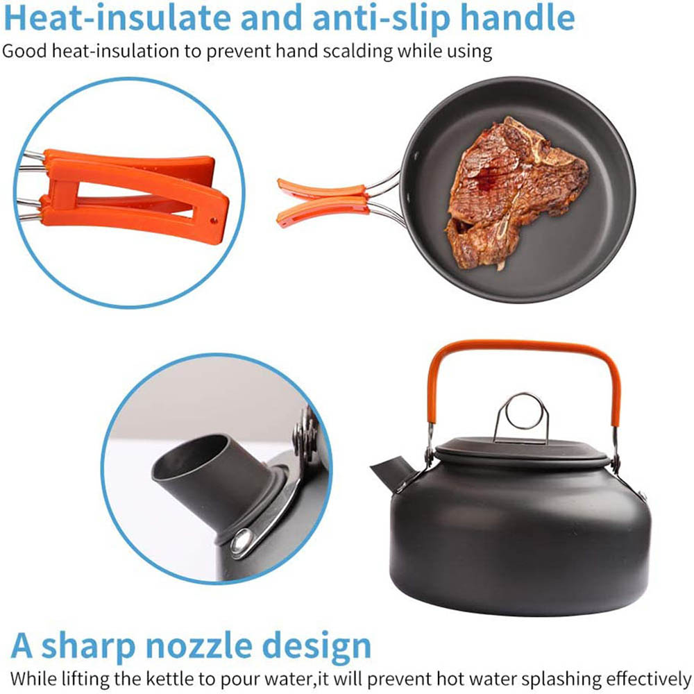 1pcs/1set 캠핑 조리기구 키트 야외 요리 세트  - Camping Cooking Set With Bag 리뷰 및 가격
