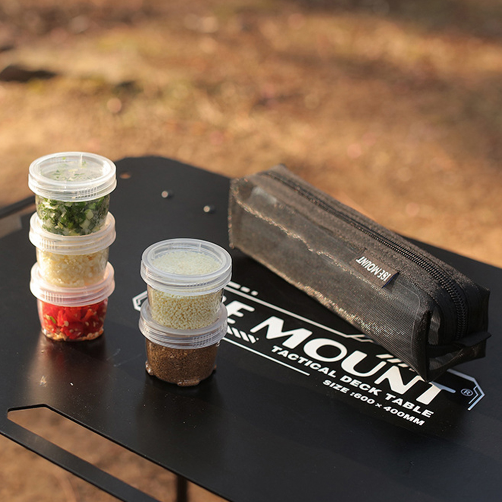 캠핑용 향신료 키트 보관 가방, 5개의 투명 양념병,  - Camping Cooking Set With Bag 리뷰 및 가격