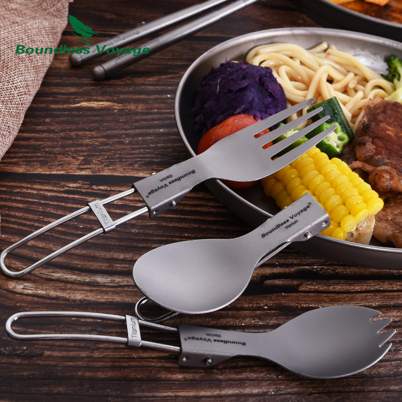 무한 항해 티타늄 캠핑 식기 접이식 스푼 스포크 포크  - Camping Cooking Plate 리뷰 및 가격