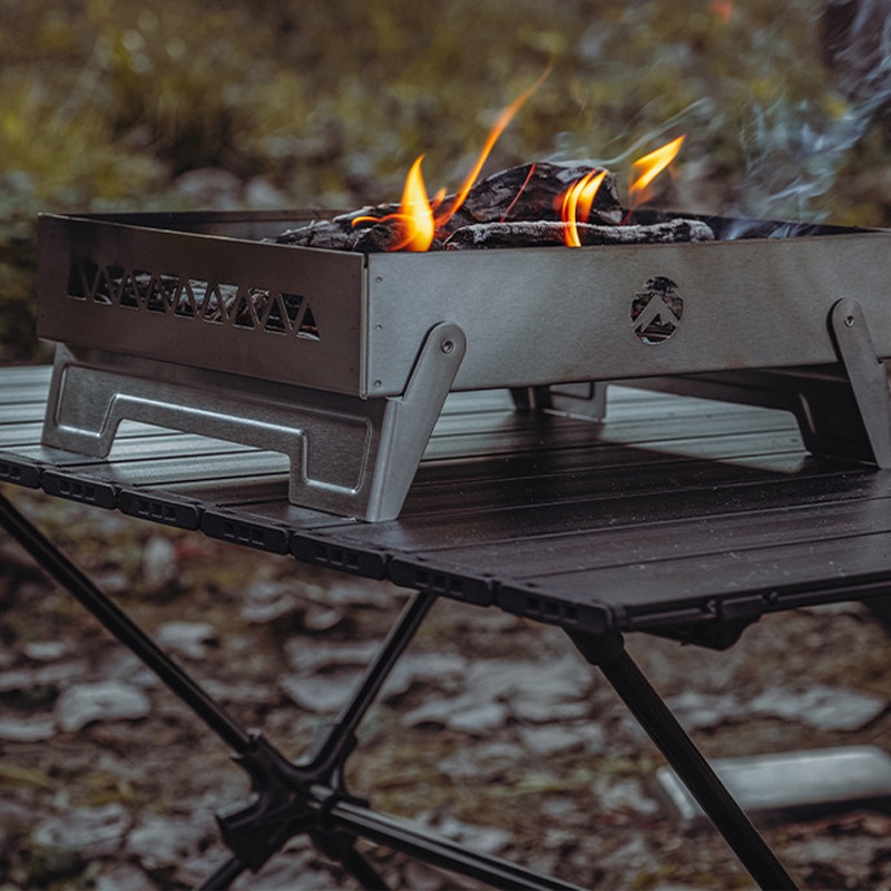 휴대용 캠프파이어 화덕 바베큐 그릴 스테인리스 스틸 접 - Camping Cooking Electric 리뷰 및 가격