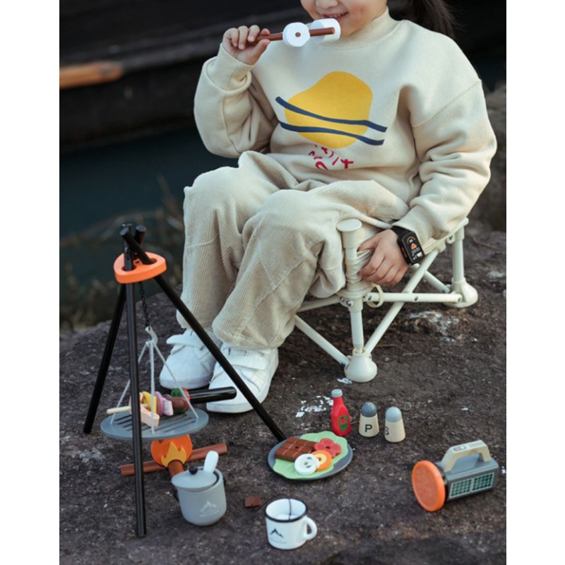 나무 캠핑 놀이 세트 어린이 야외 피크닉 바베큐 장난감 - Camping Cooking With Kids 리뷰 및 가격