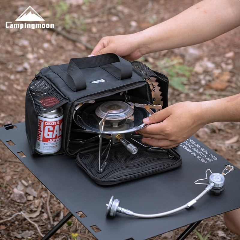 CAMPINGMOON BKXD-5F-B 소형 카드 스토 - Camping Cooking Set With Bag 리뷰 및 가격