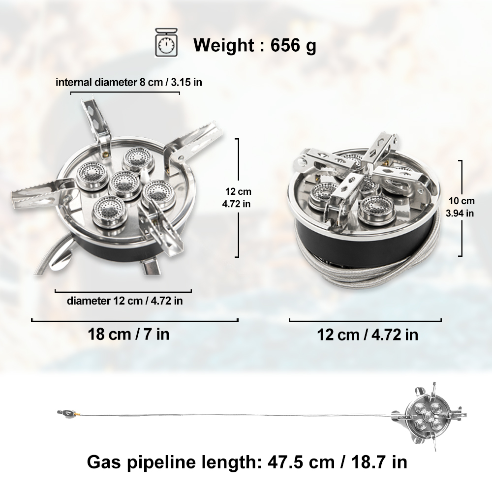 Widesea 캠핑 5in1 가스 스토브 야외 빅 파워 - Camping Cooking Plate 리뷰 및 가격