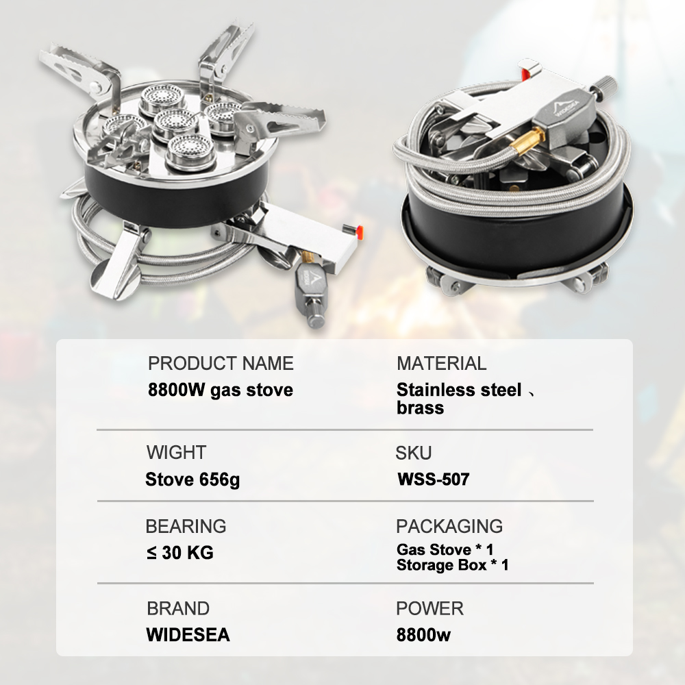 Widesea 캠핑 5in1 가스 스토브 야외 빅 파워 - Camping Cooking Plate 리뷰 및 가격