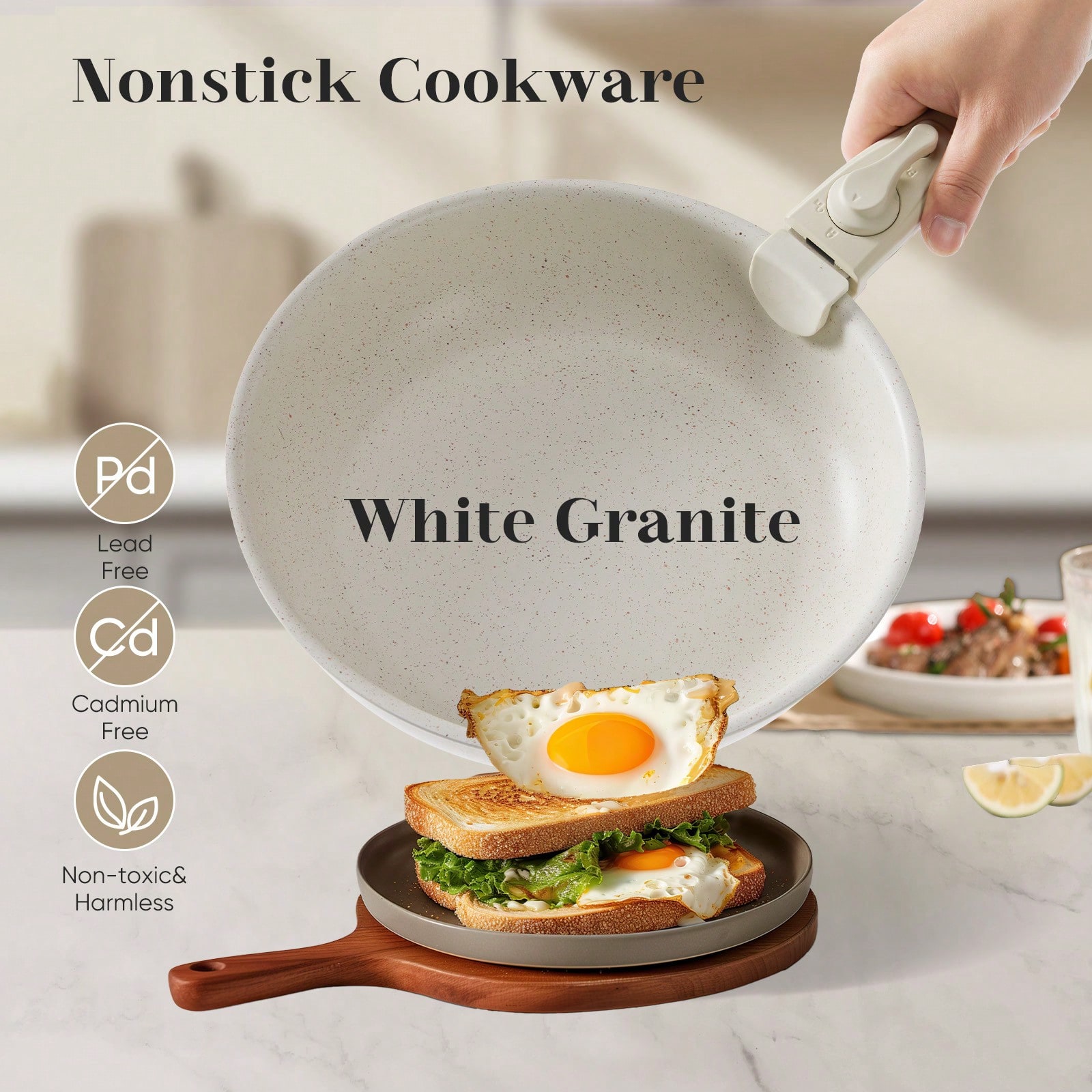 냄비 프라이팬 세트 모던 미니멀리스트 논스틱 조리기구  - Camping Cooking Set Detachable Handle 리뷰 및 가격