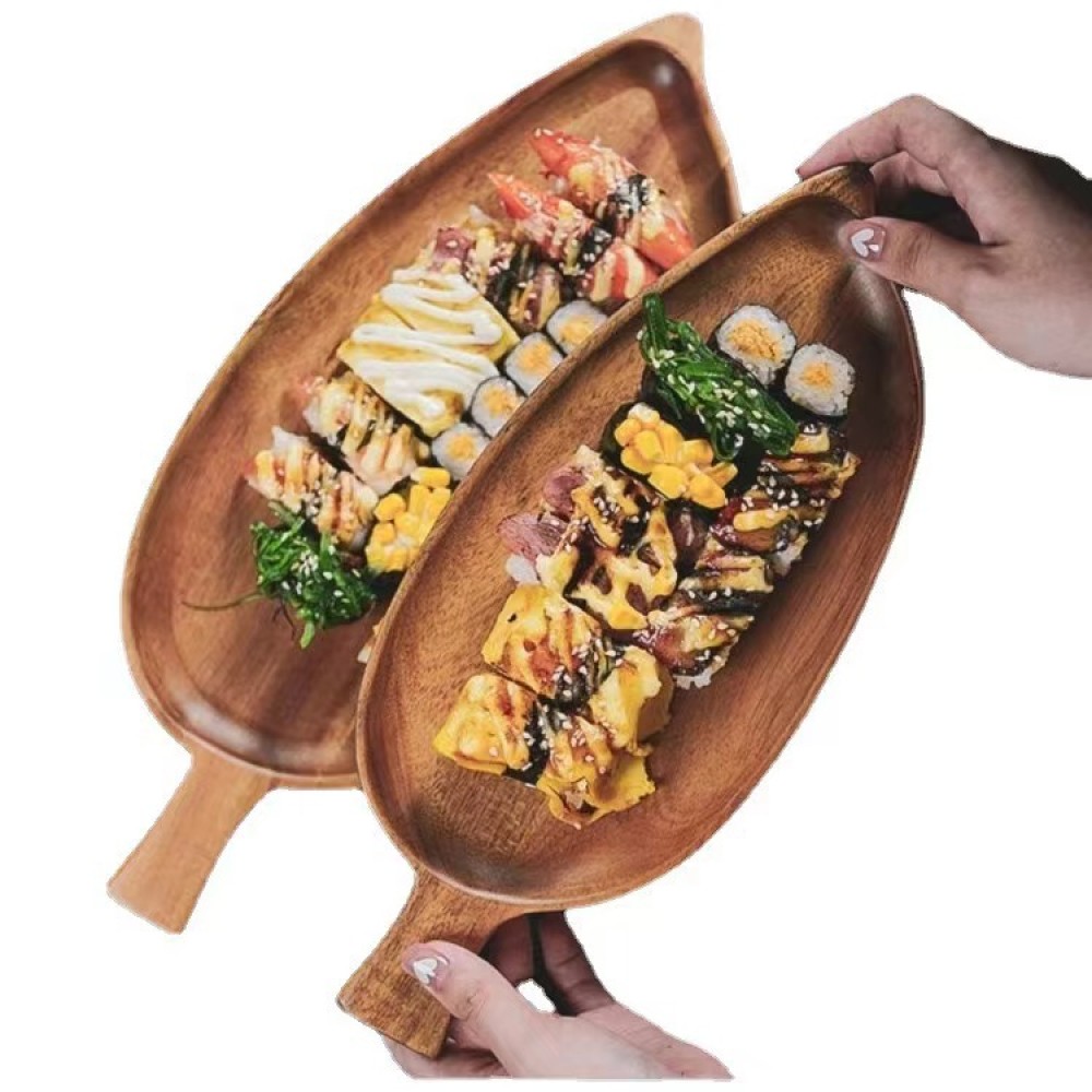 나무 잎 모양 방수 서빙 플레이트 트레이 (스테이크,  - Camping Cooking Meat 리뷰 및 가격