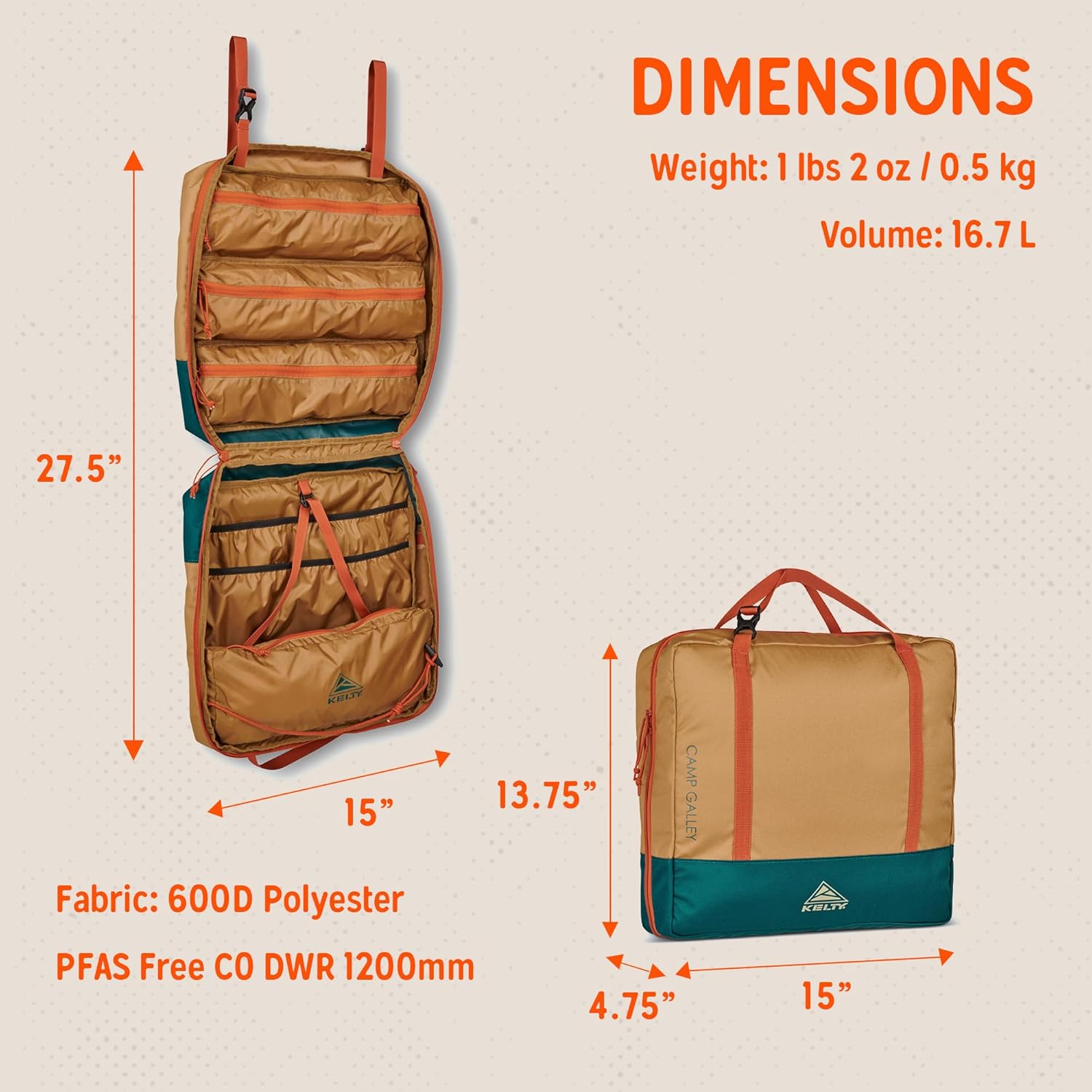 야외 요리 필수품 정리함: 깊은 포켓, 종이 타월 홀더 - Camping Cooking Essentials Kit 리뷰 및 가격