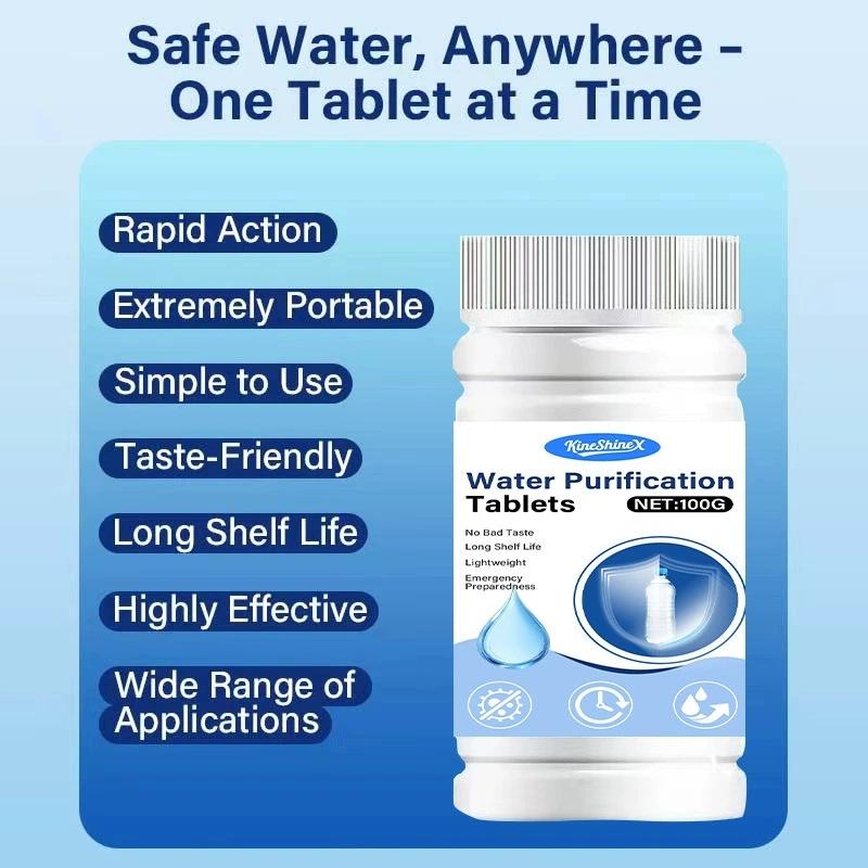 휴대용 정수 정화제 1병 빠른 용해 식수 정수기 (캠핑 - Water Purification Tablet 리뷰 및 가격