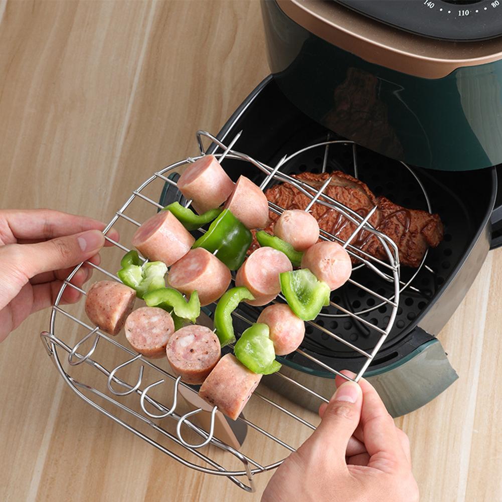 에어프라이어 오븐용 에어프라이어 랙, 다용도 스테인리스 - Camping Cooking Meat 리뷰 및 가격