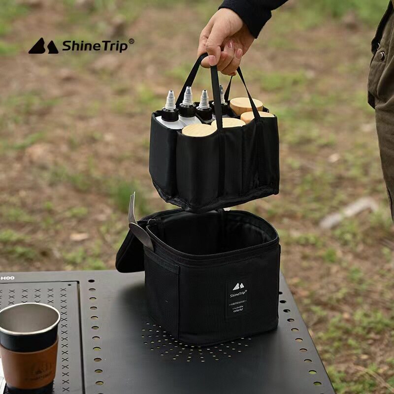 조미료 병 세트 휴대용 보관 가방 오일 디스펜서 야외  - Camping Cooking Set With Bag 리뷰 및 가격